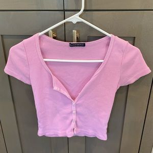 Brandy melville button down top